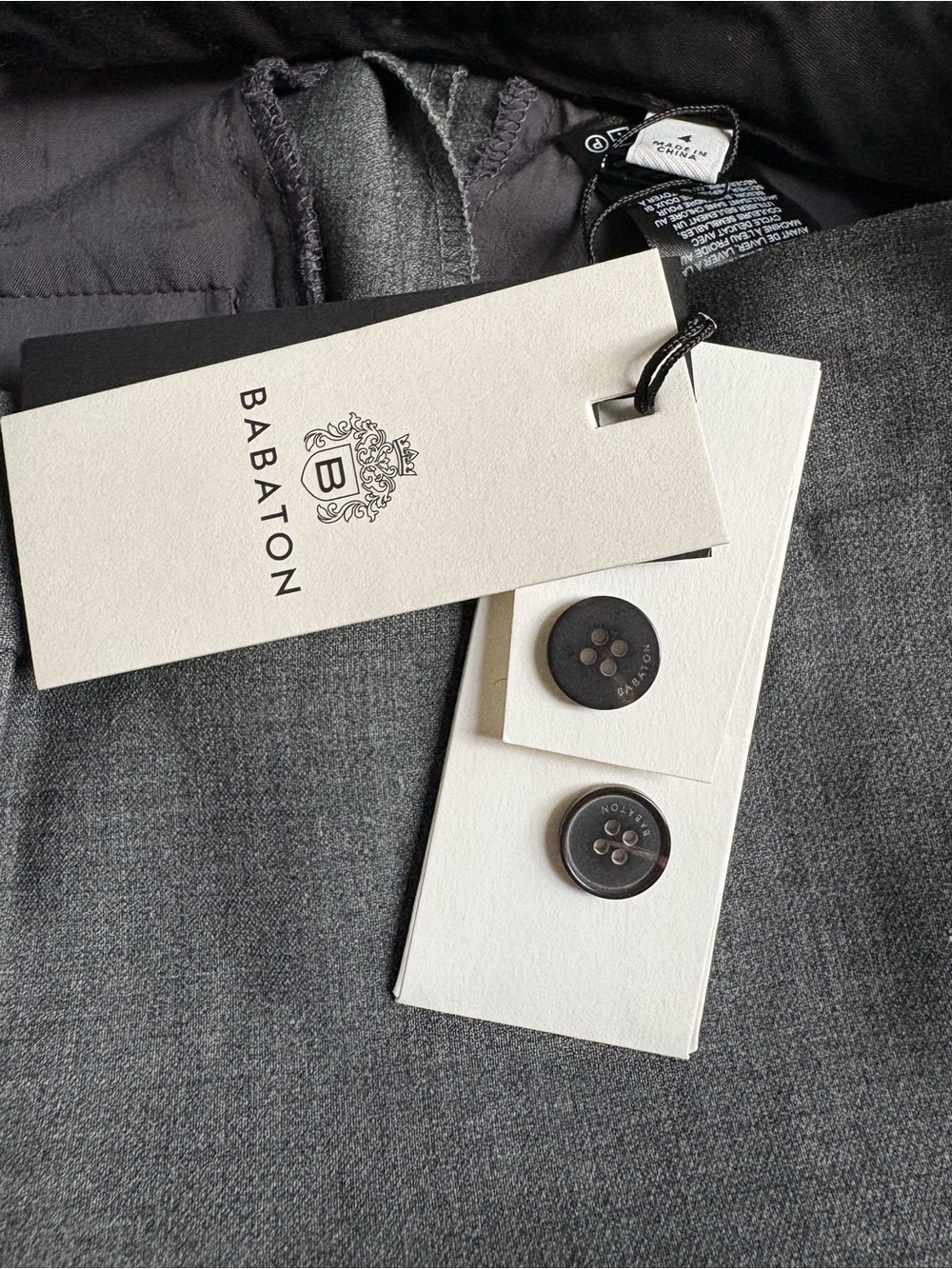 Babaton Agency Pant- Eversential Heather Charcoal - Picture 6 of 10